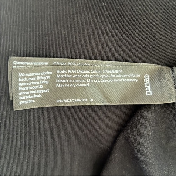 Eileen‎ Fisher Sleeveless Crewneck Black Organic Cotton Pullover Tank Dress - Picture 8 of 10